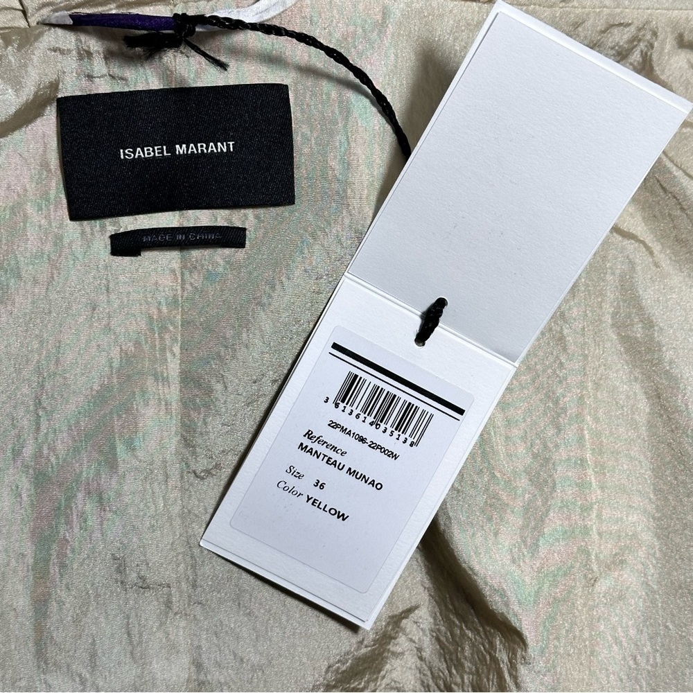 NWT Isabel Marant Munao Oversized Quilt Patchwork Pattern Coat size US 4 | FR 36 - Picture 10 of 16